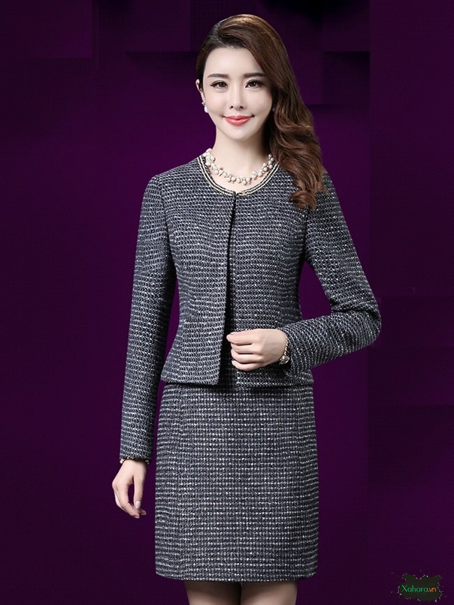 Đầm công sở Hàn Quốc dành cho các quý bà, quý cô thành công trong sự nghiệp.