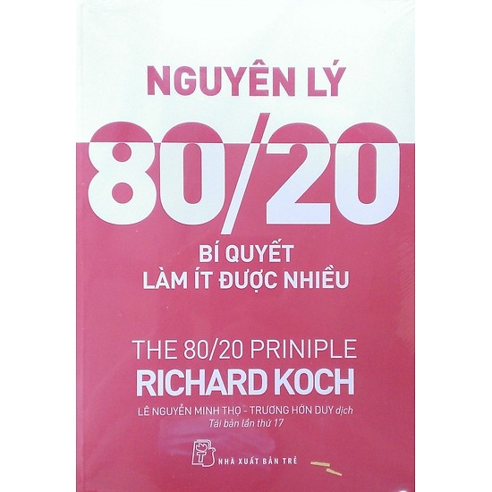 sách Nguyên lý 80-20 Richard Koch