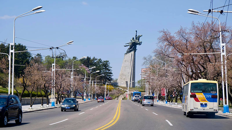 Đèn đường giao thông tại Triều Tiên
